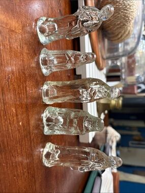 Clear Glass Nativity Figurine Set - Holiday Home Decor 90s vintage